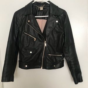 H&M Leather Moto Jacket
